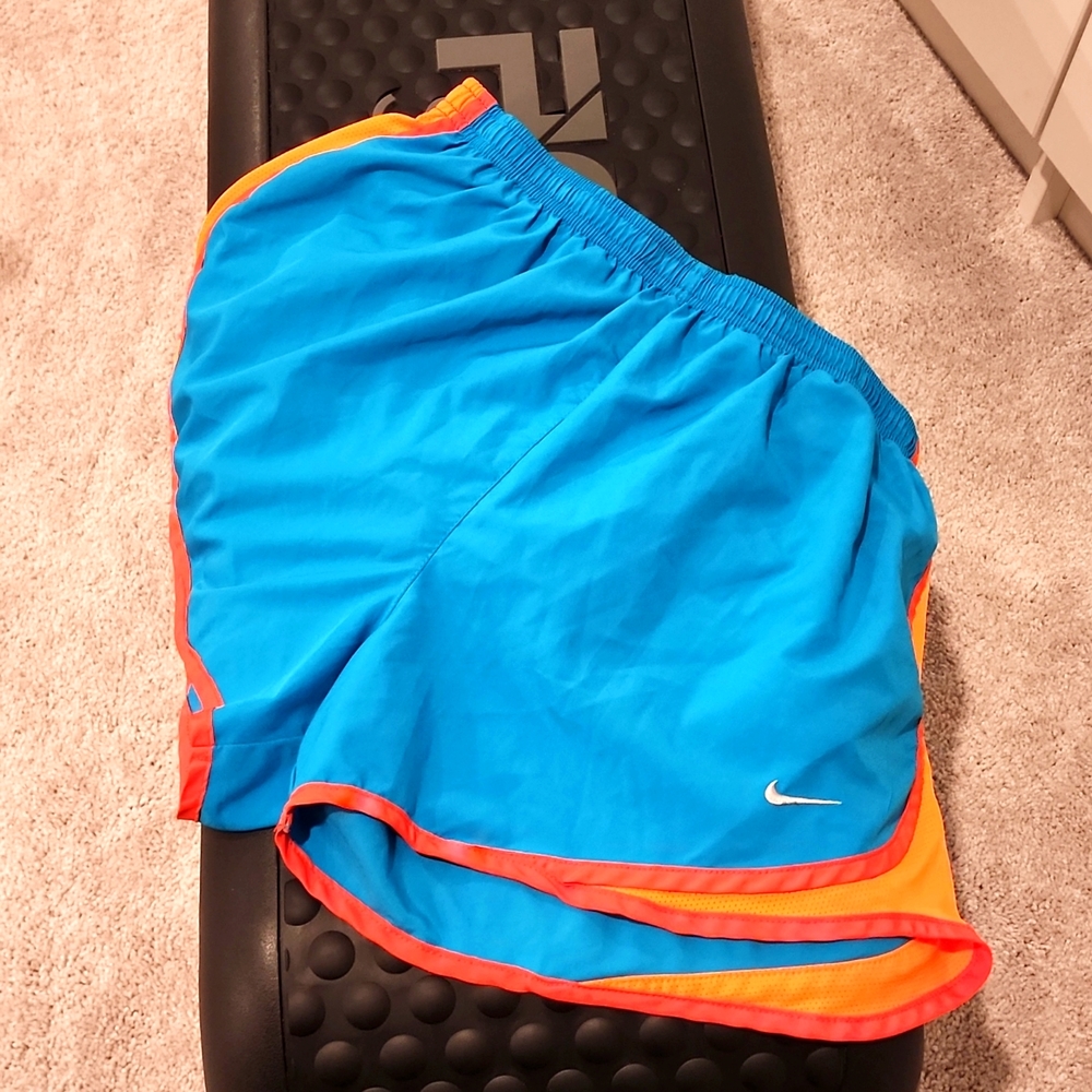 Nike Dryfit Shorts Blue orange